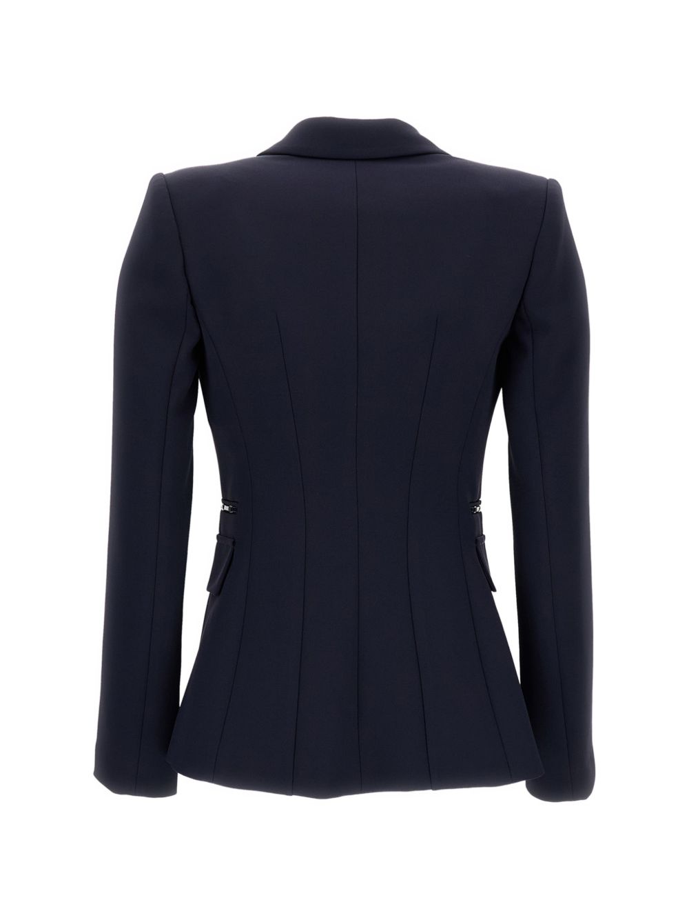 ELISABETTA FRANCHI Blazer blu elegante da donna dal taglio raffinato 