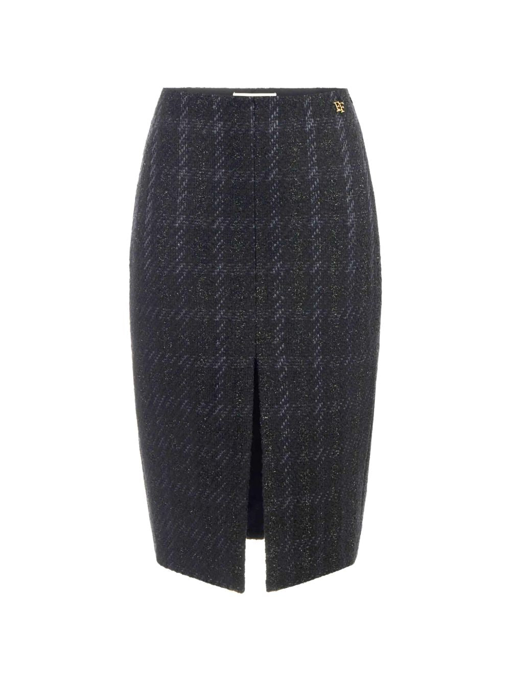 ELISABETTA FRANCHI Gonna Midi con Spacco Centrale 