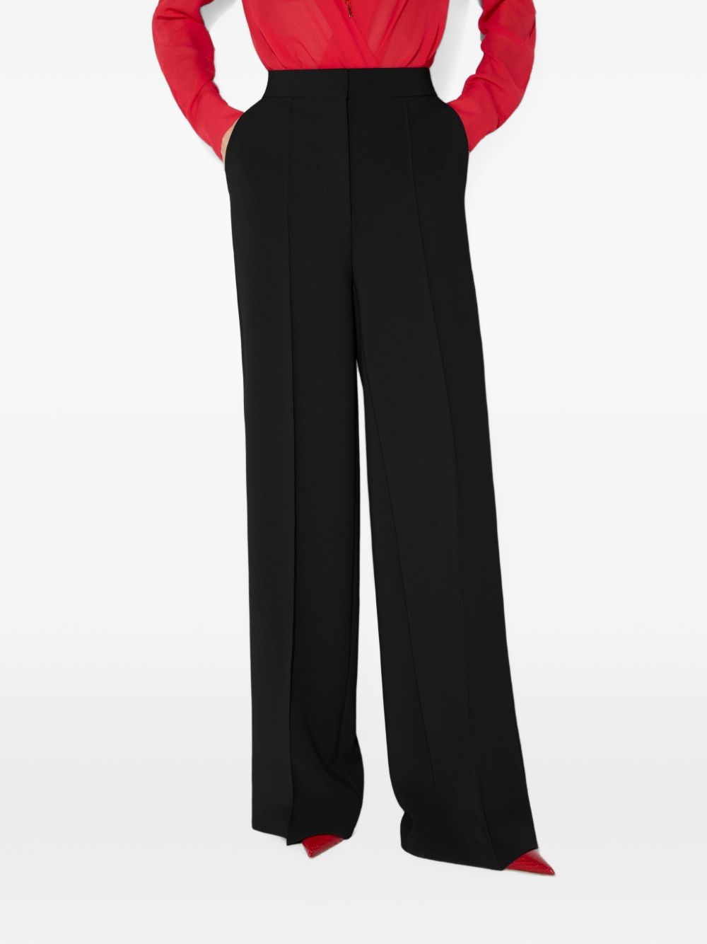 ELISABETTA FRANCHI Pantaloni Neri Eleganti 