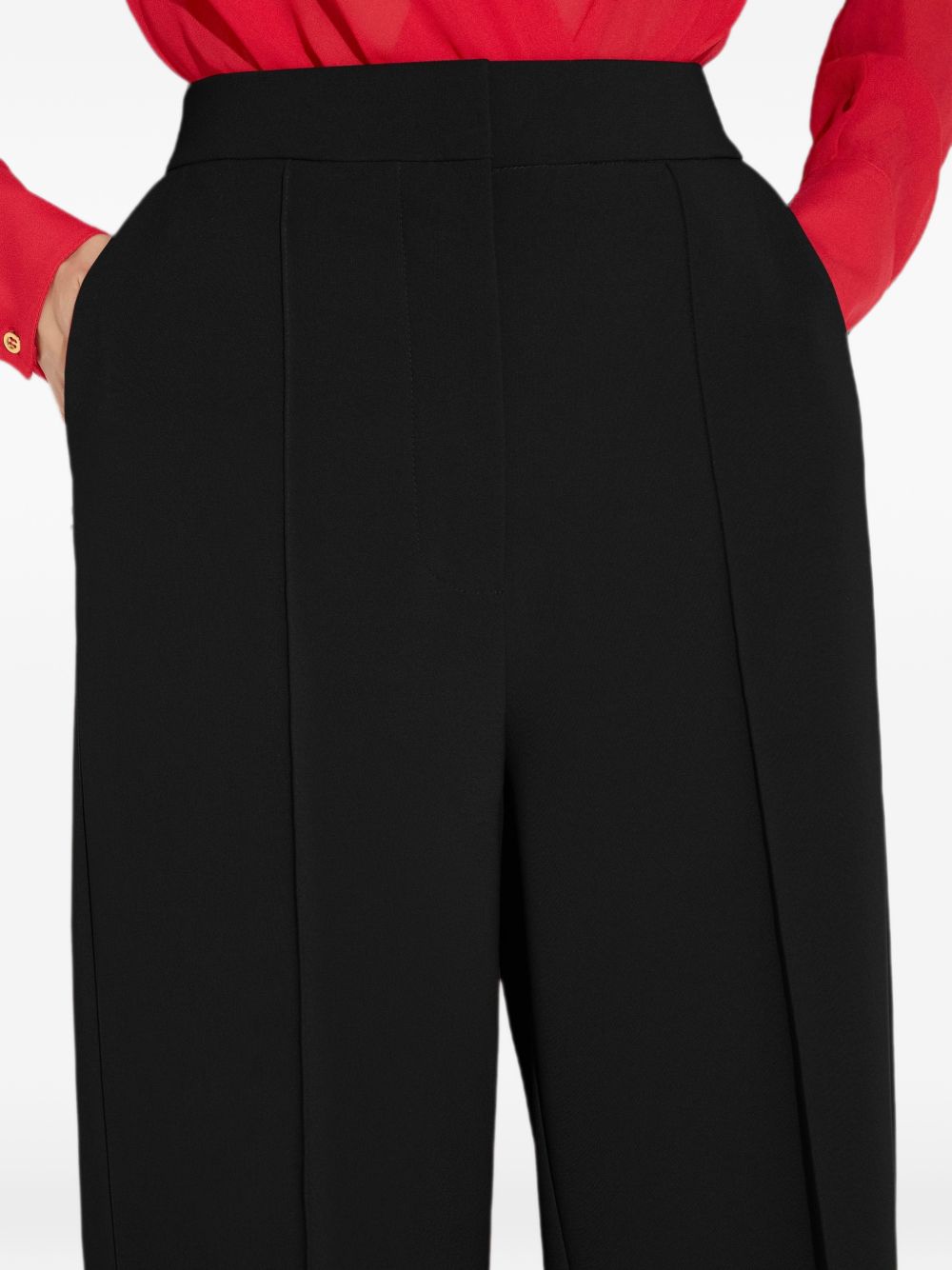 ELISABETTA FRANCHI Pantaloni Neri Eleganti 