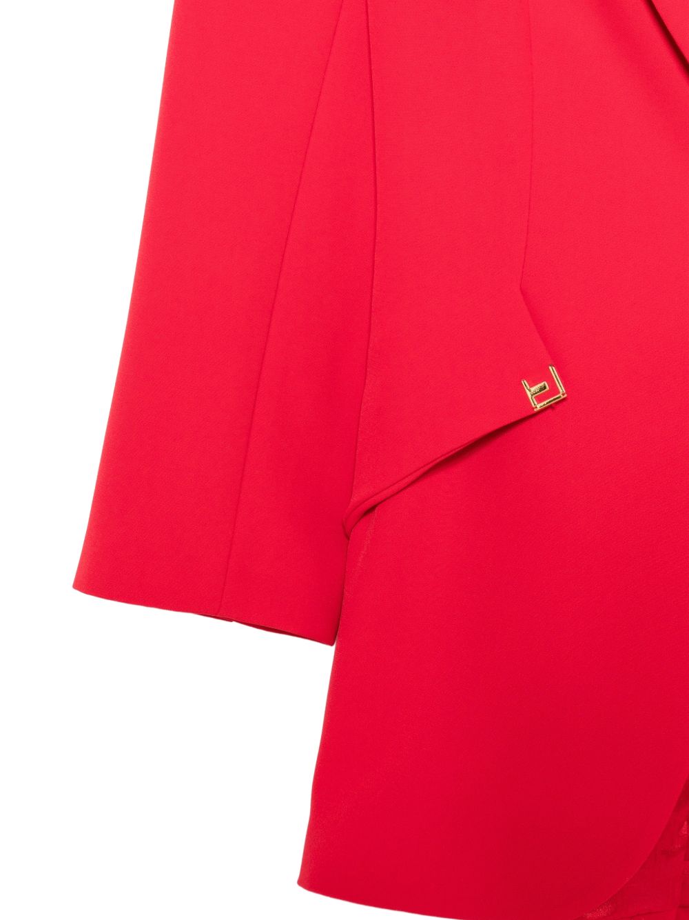 ELISABETTA FRANCHI Giacca Rossa in Crêpe 