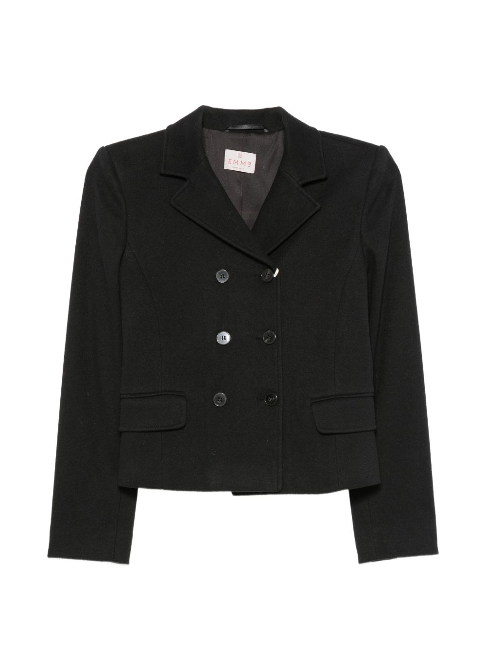 EMME Blazer corto Emmedeola nero elegante 