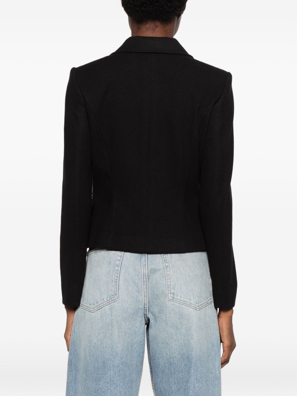 EMME Blazer corto Emmedeola nero elegante 