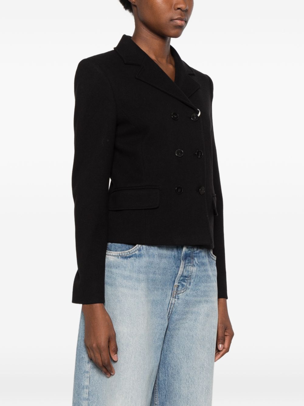 EMME Blazer corto Emmedeola nero elegante 