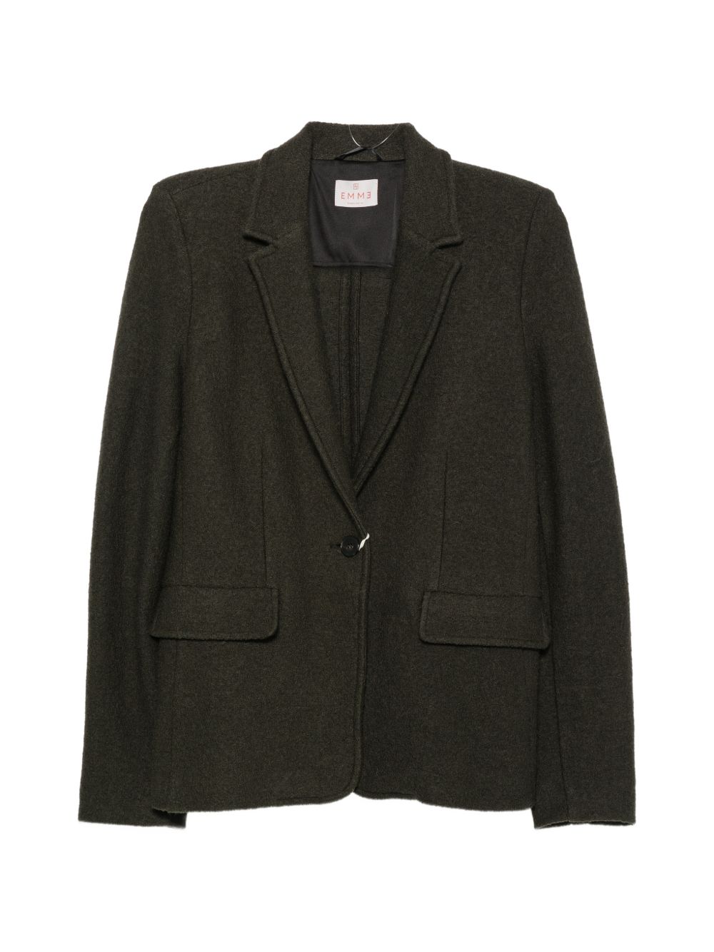 EMME Blazer in lana vergine monopetto 