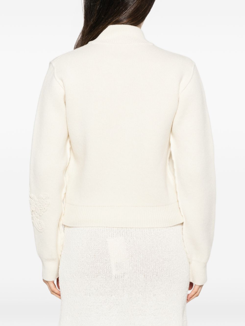 ERMANNO FIRENZE Cardigan in lana color panna 
