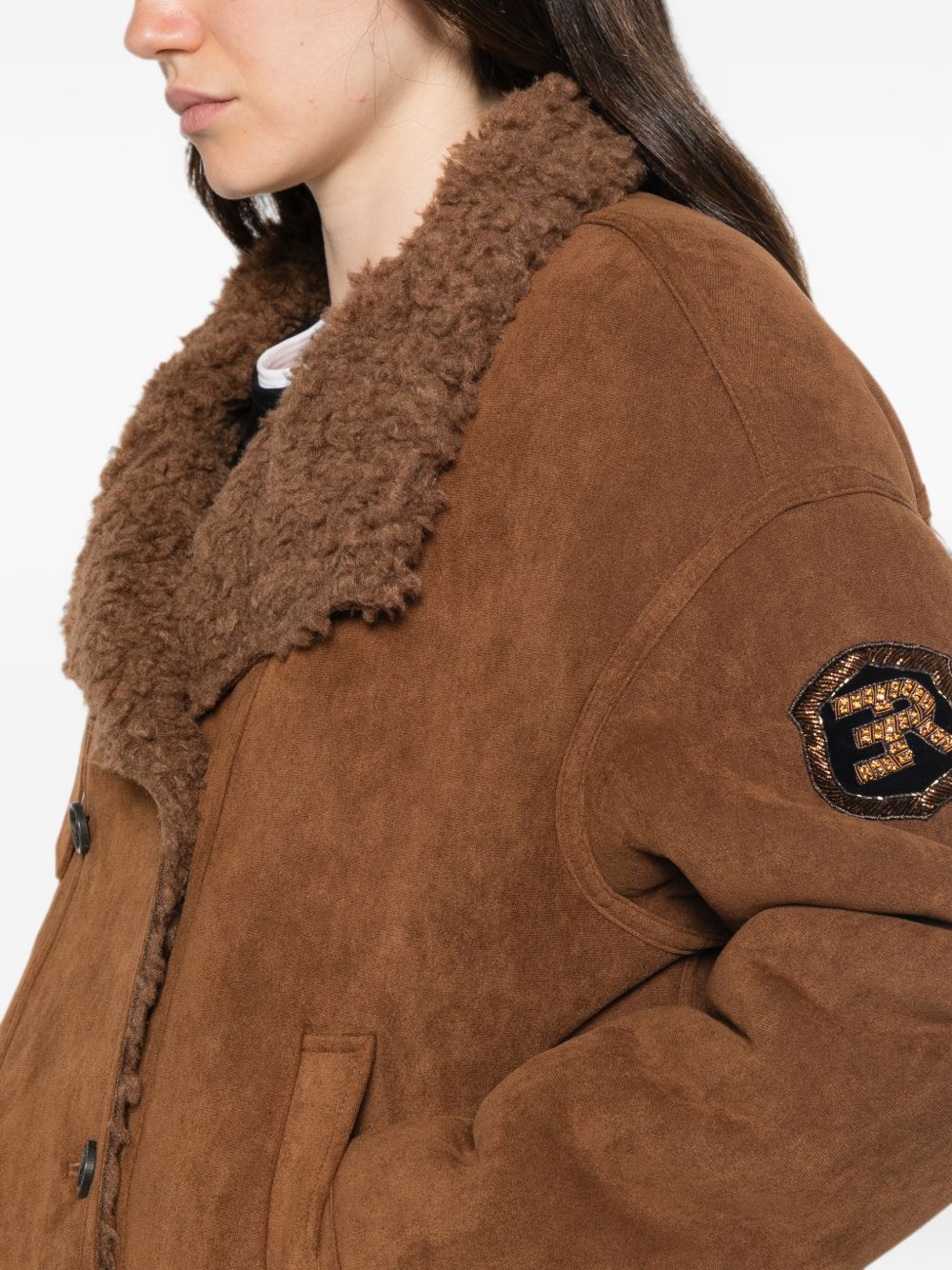 ERMANNO FIRENZE Cappotto corto marrone 