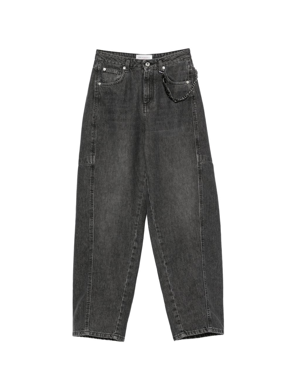 ERMANNO FIRENZE Jeans neri in cotone 