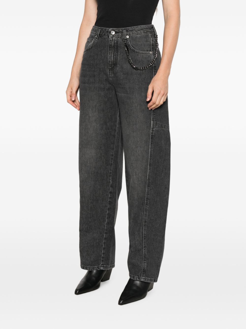 ERMANNO FIRENZE Jeans neri in cotone 