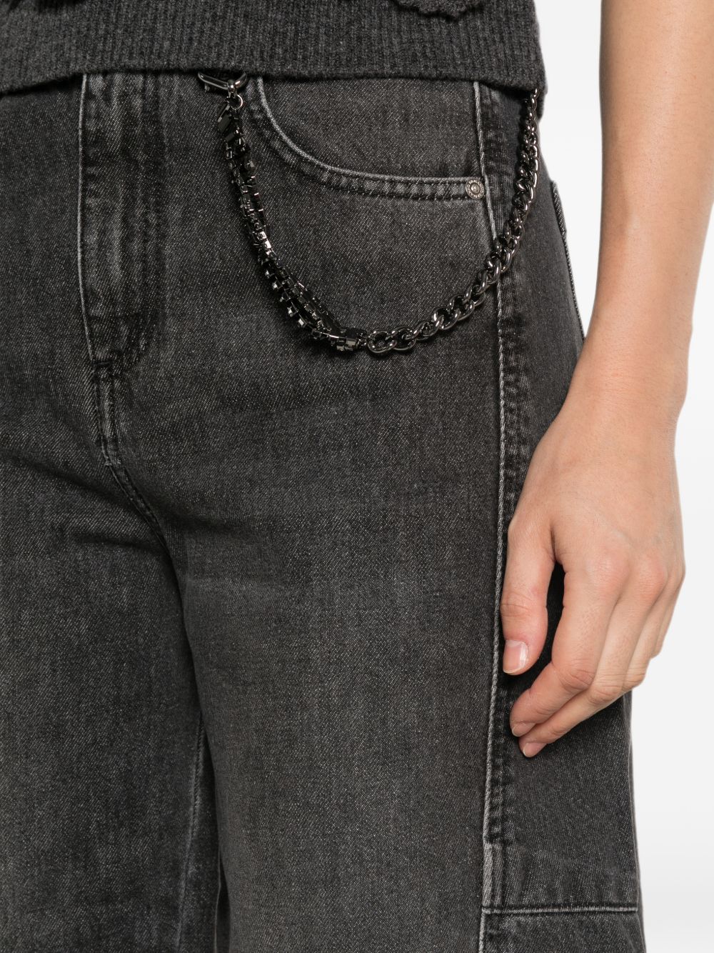 ERMANNO FIRENZE Jeans neri in cotone 
