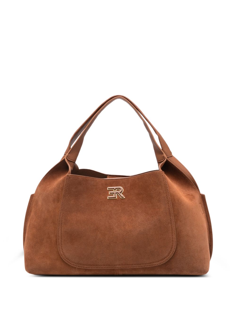 ERMANNO FIRENZE Borsa in suede marrone 