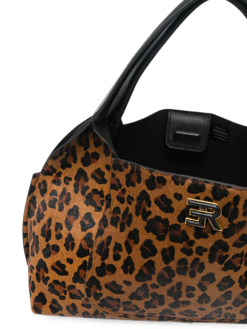 ERMANNO FIRENZE Borsa con stampa animalier 