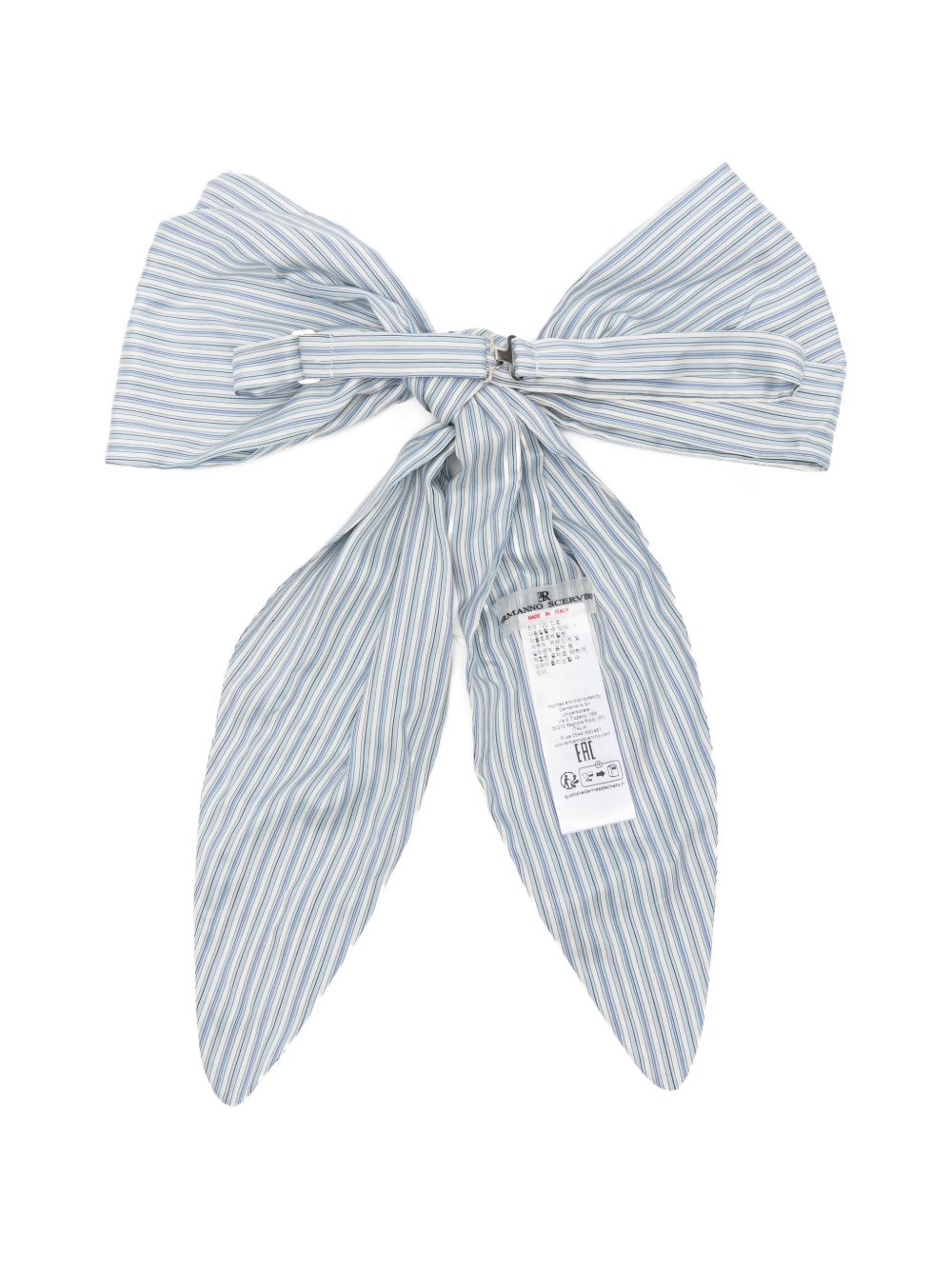 ERMANNO SCERVINO Papillon a Righe in Seta 