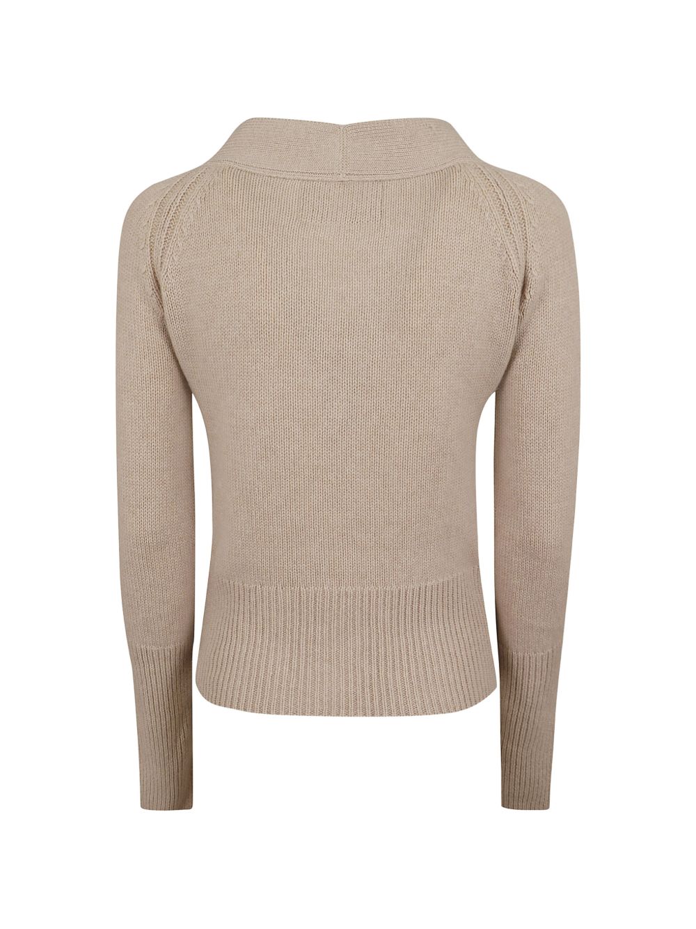 ERMANNO SCERVINO Maglia in puro cashmere con fiocco frontale 