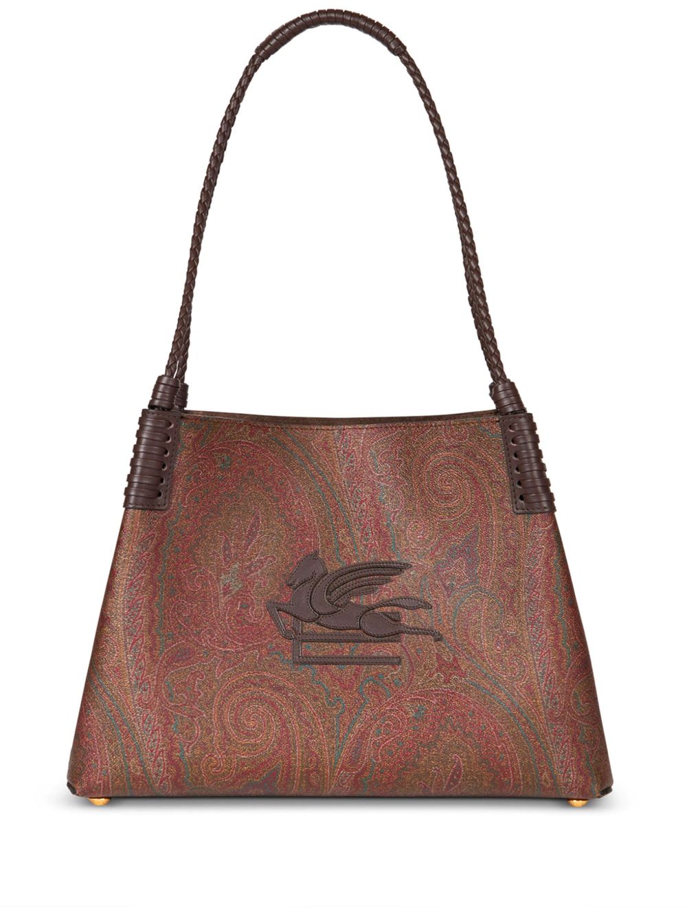 ETRO Borsa shopping media Libra Arnica in jacquard Paisley 
