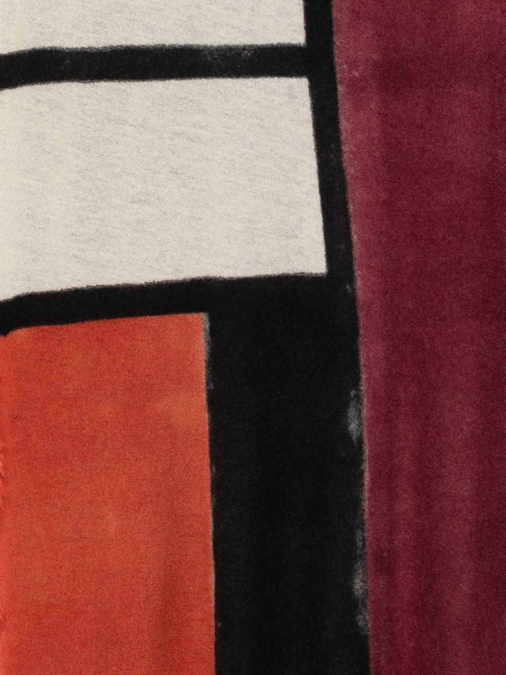 FALIERO SARTI Sciarpa Ada in cashmere con design geometrico 