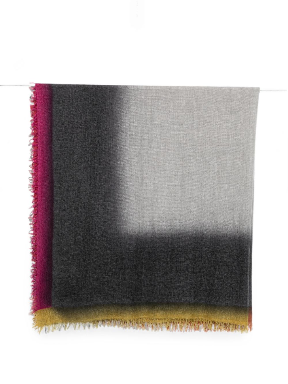 FALIERO SARTI Sciarpa Kamala multicolore grigia in cashmere e seta 