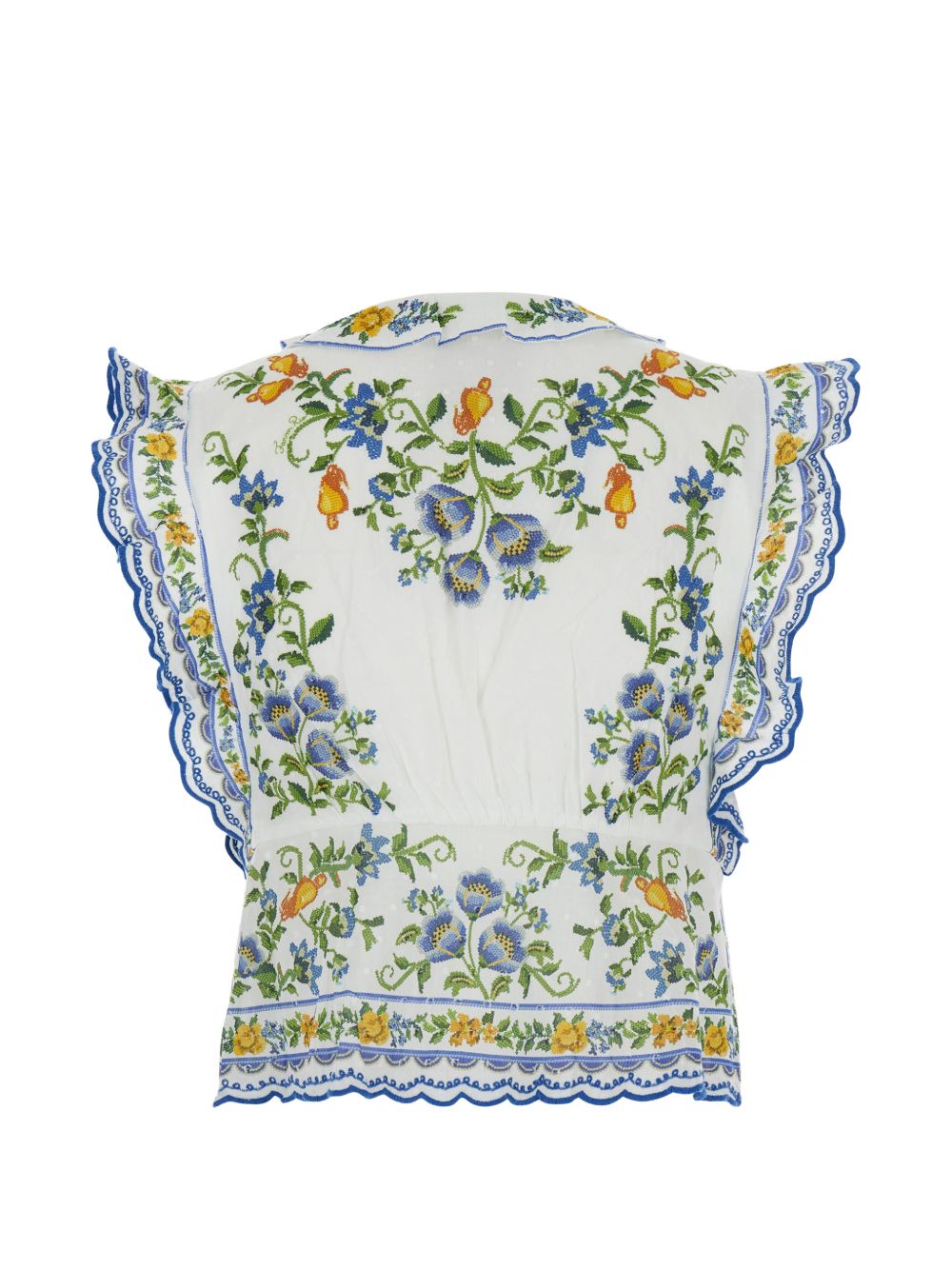 FARM RIO Top con stampa multicolore e design femminile 