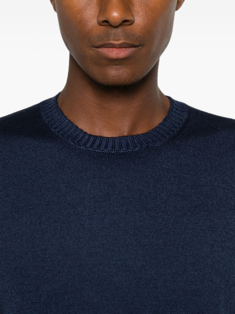 FAY Maglia in lana blu 