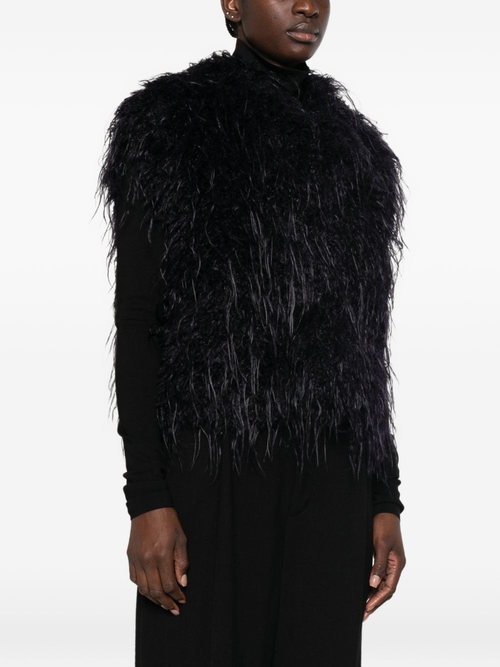 FORTE FORTE Gilet in ecopelliccia Mongolian 