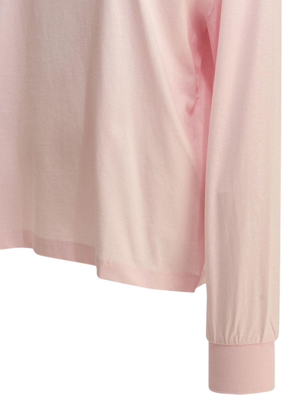 GANNI T-shirt a maniche lunghe con stampa cavalli 