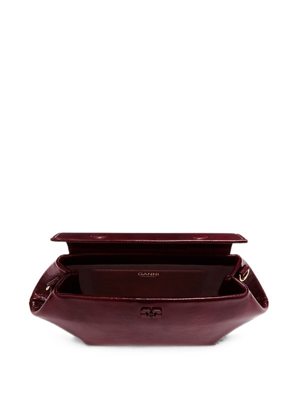 GANNI Borsa a Tracolla bordeaux 