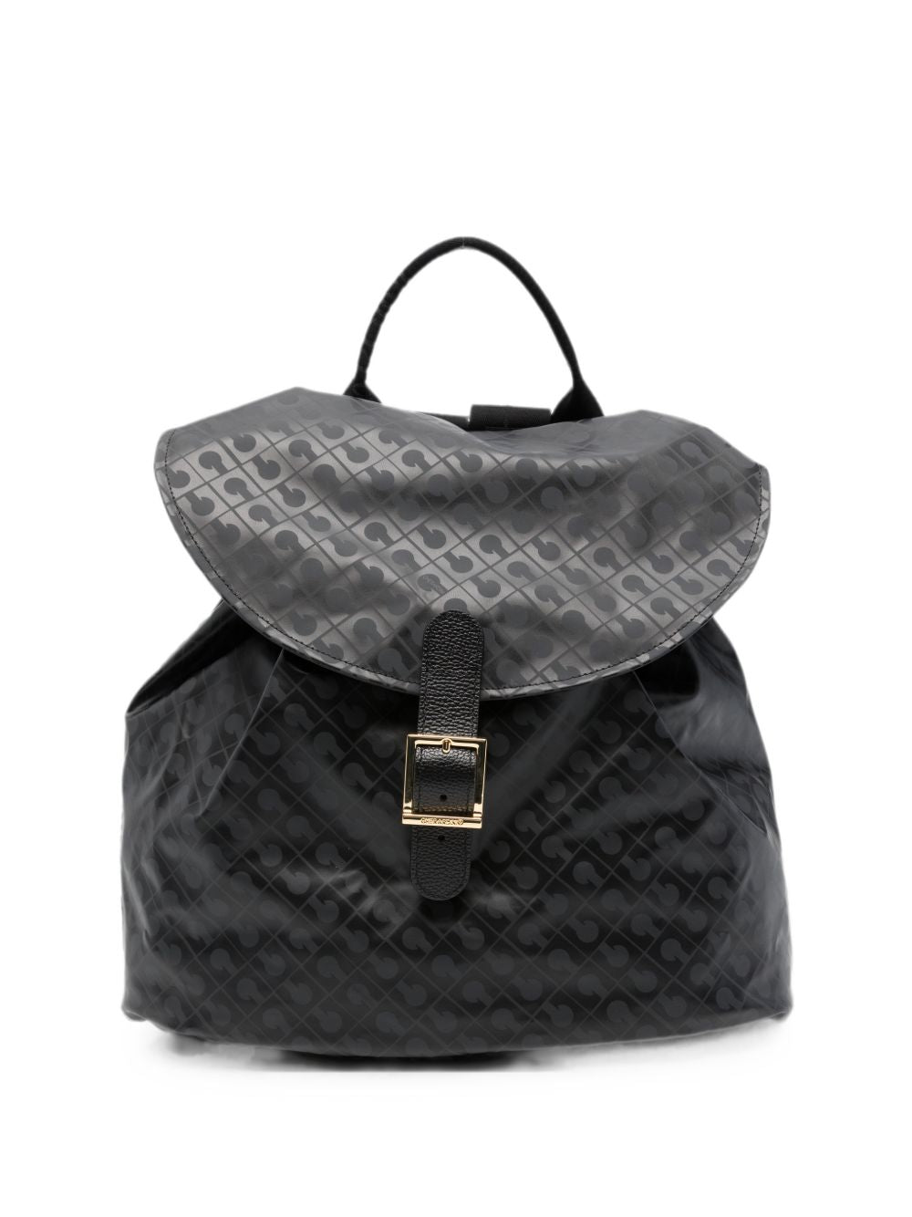 GHERARDINI Zaino EXCALIBUR con logo all-over nero 