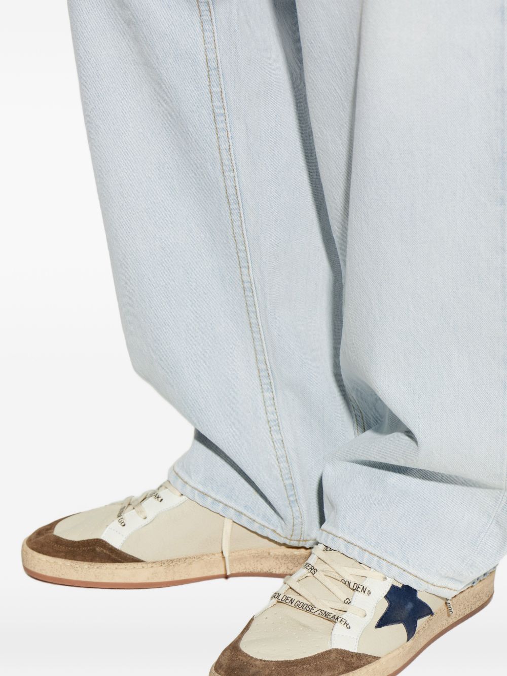 GOLDEN GOOSE Sneakers Ball Star in pelle e suede 
