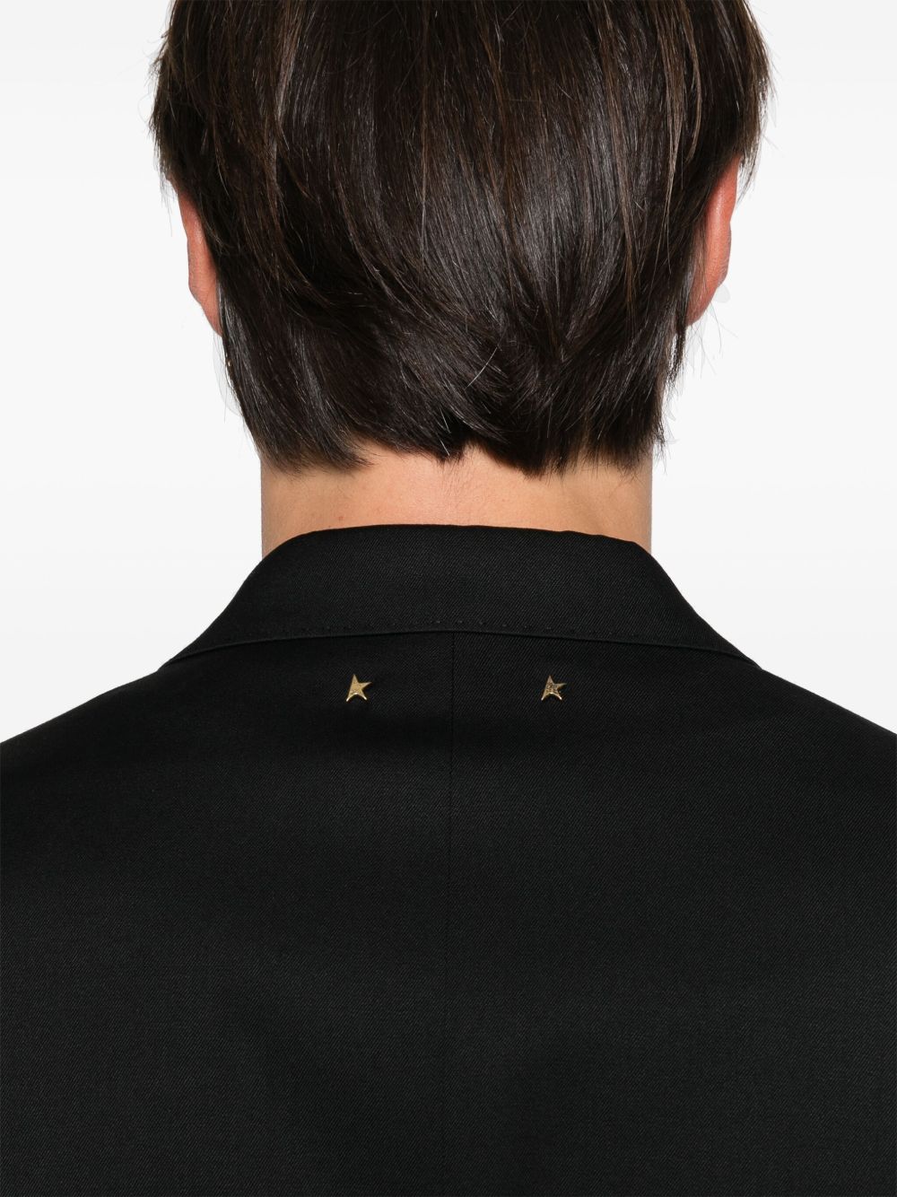 GOLDEN GOOSE Blazer Doppiopetto Nero in Lana 