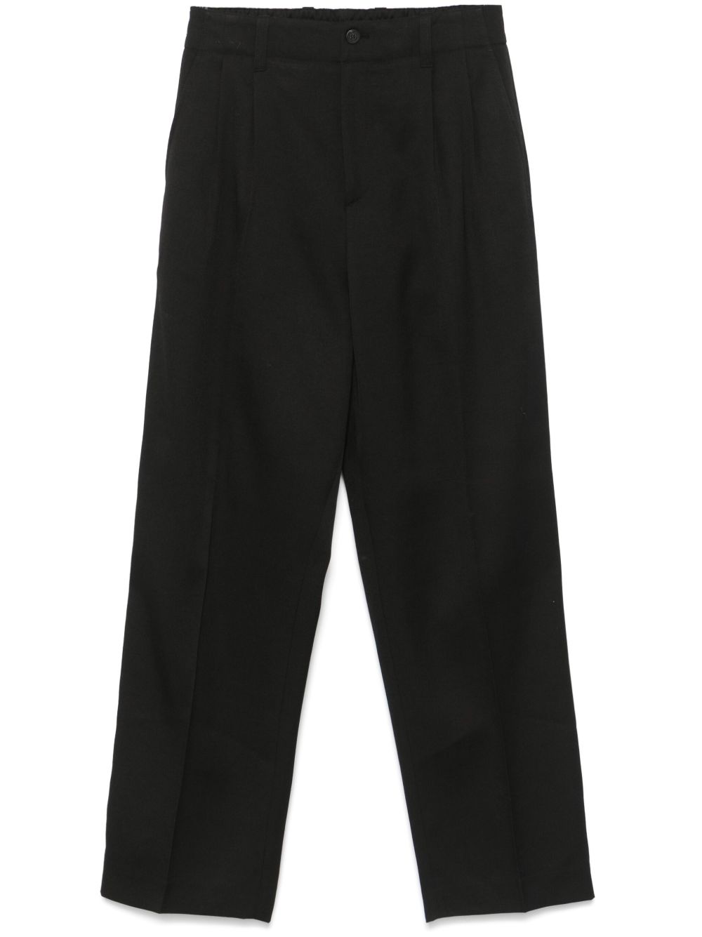 GOLDEN GOOSE Pantaloni in Lana Nera 