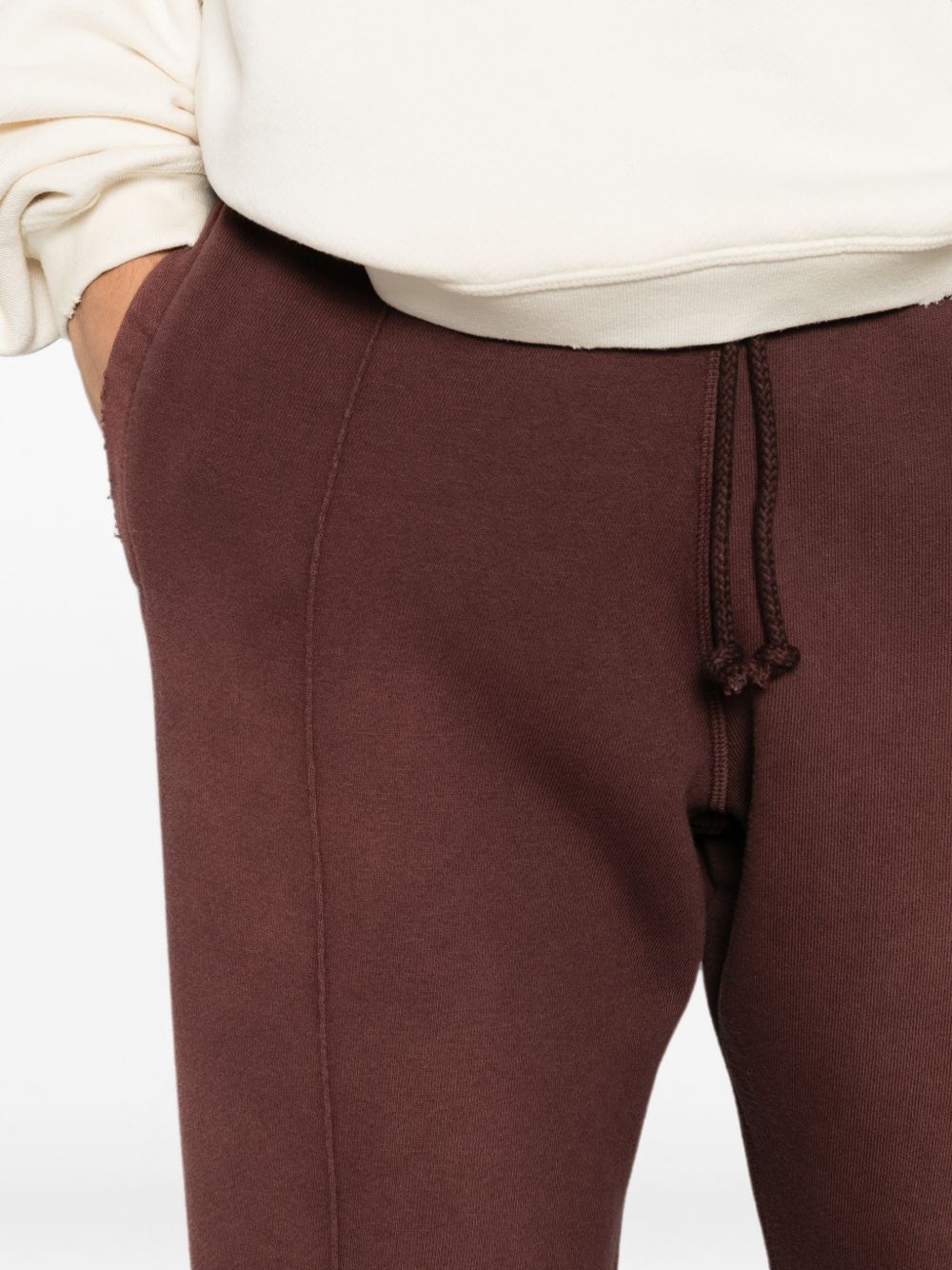 GOLDEN GOOSE Pantaloni Jogger in Cotone Bordeaux 