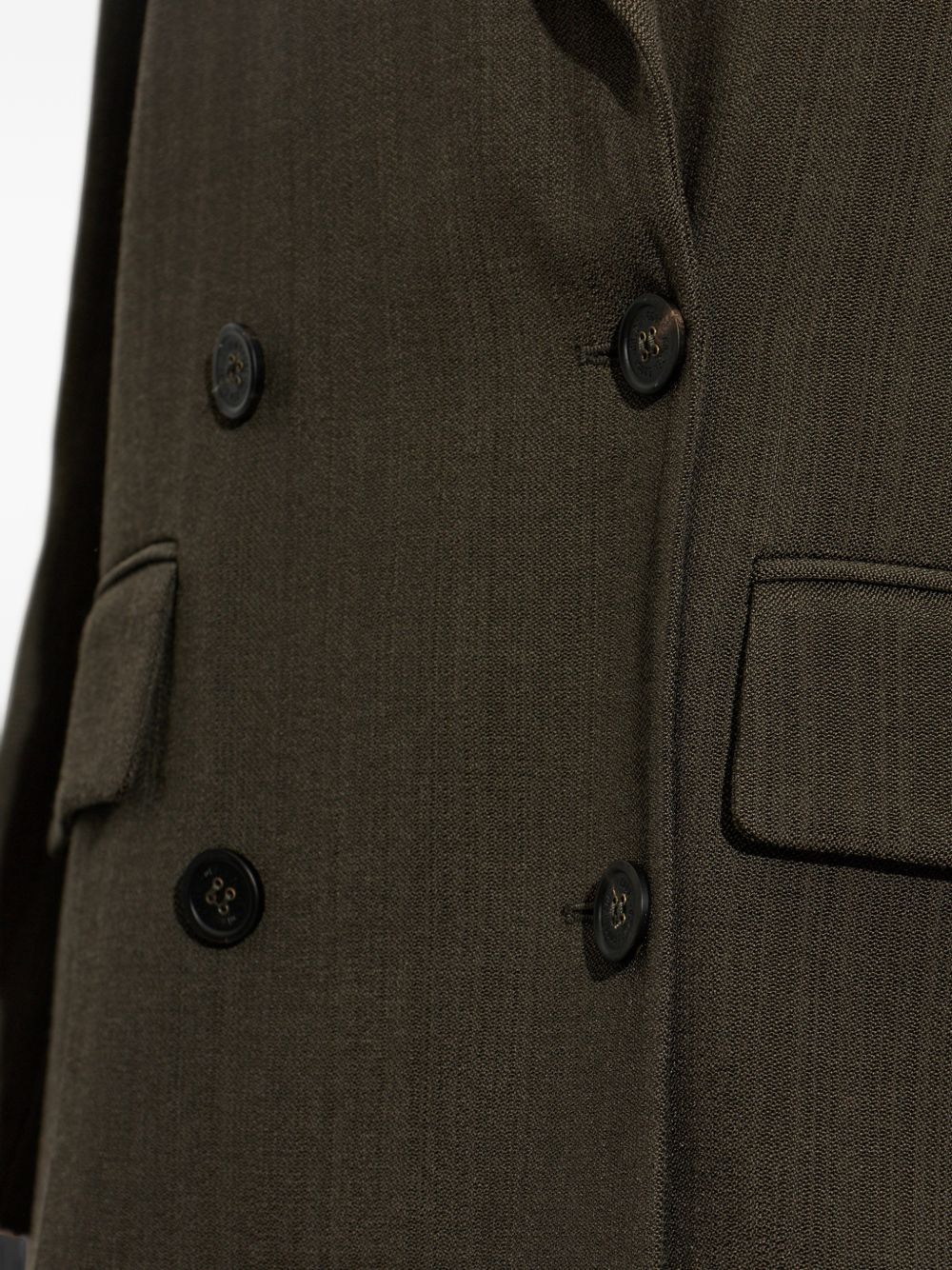 GOLDEN GOOSE Giacca blazer verde scuro doppiopetto 