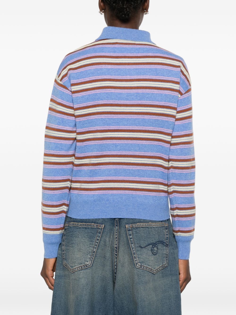 GUEST IN RESIDENCE Polo in cashmere blu 