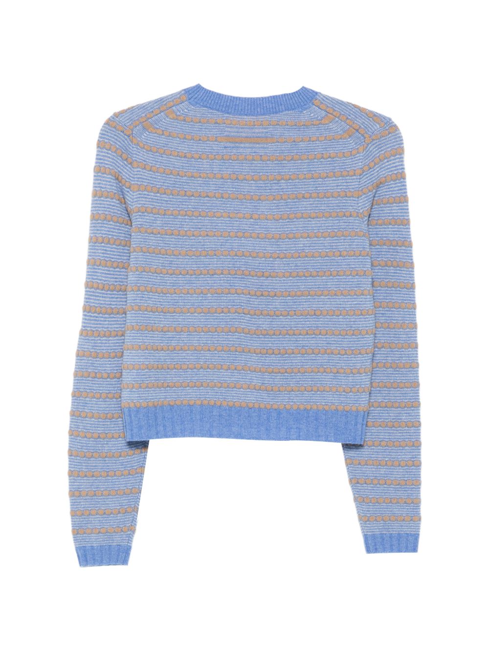 GUEST IN RESIDENCE Maglioncino a righe in puro cashmere Delft Blue 