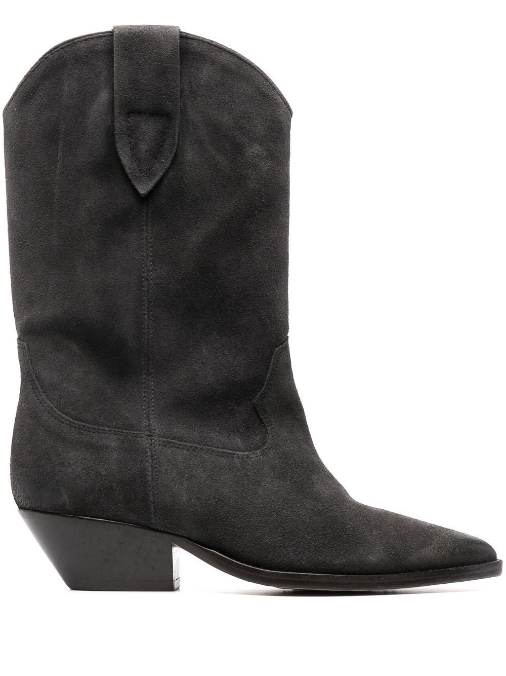 ISABEL MARANT Stivaletti texani Duerto in pelle scamosciata nera 