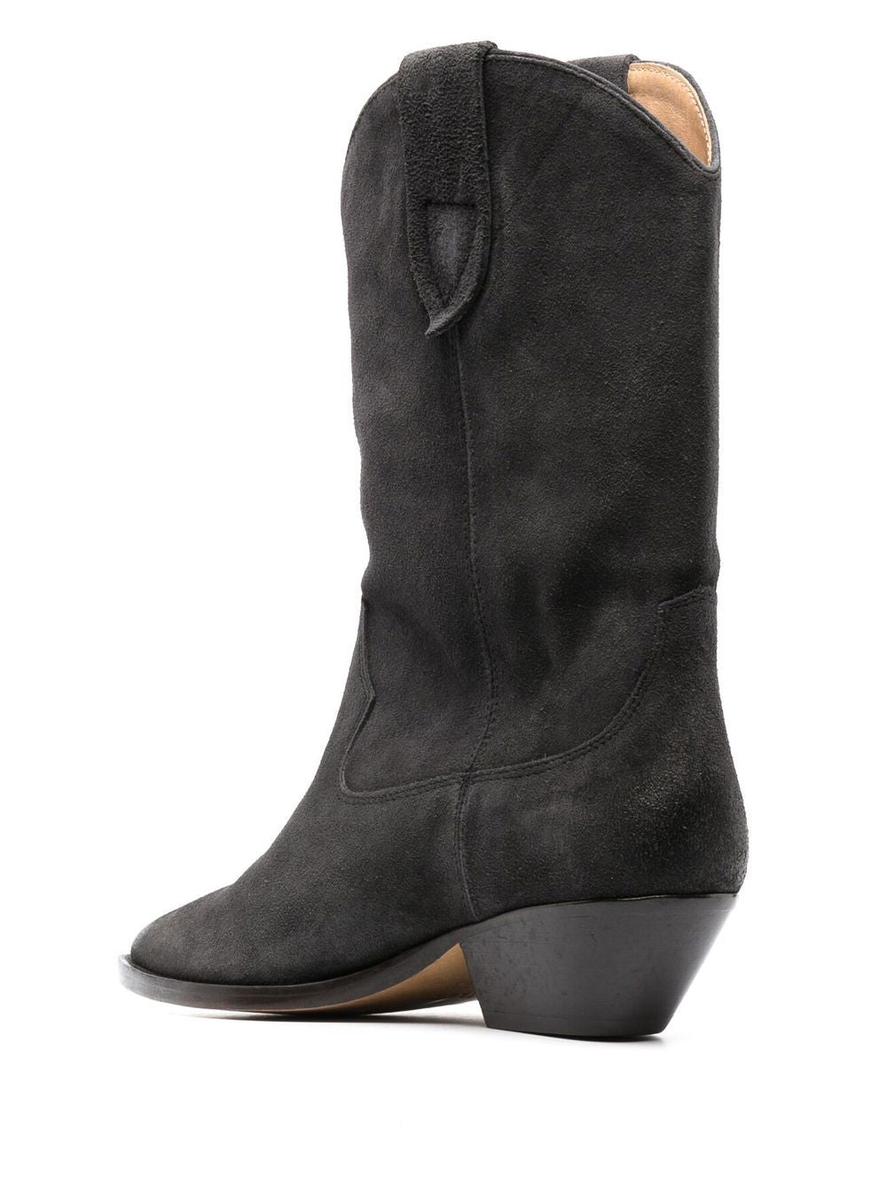 ISABEL MARANT Stivaletti texani Duerto in pelle scamosciata nera 