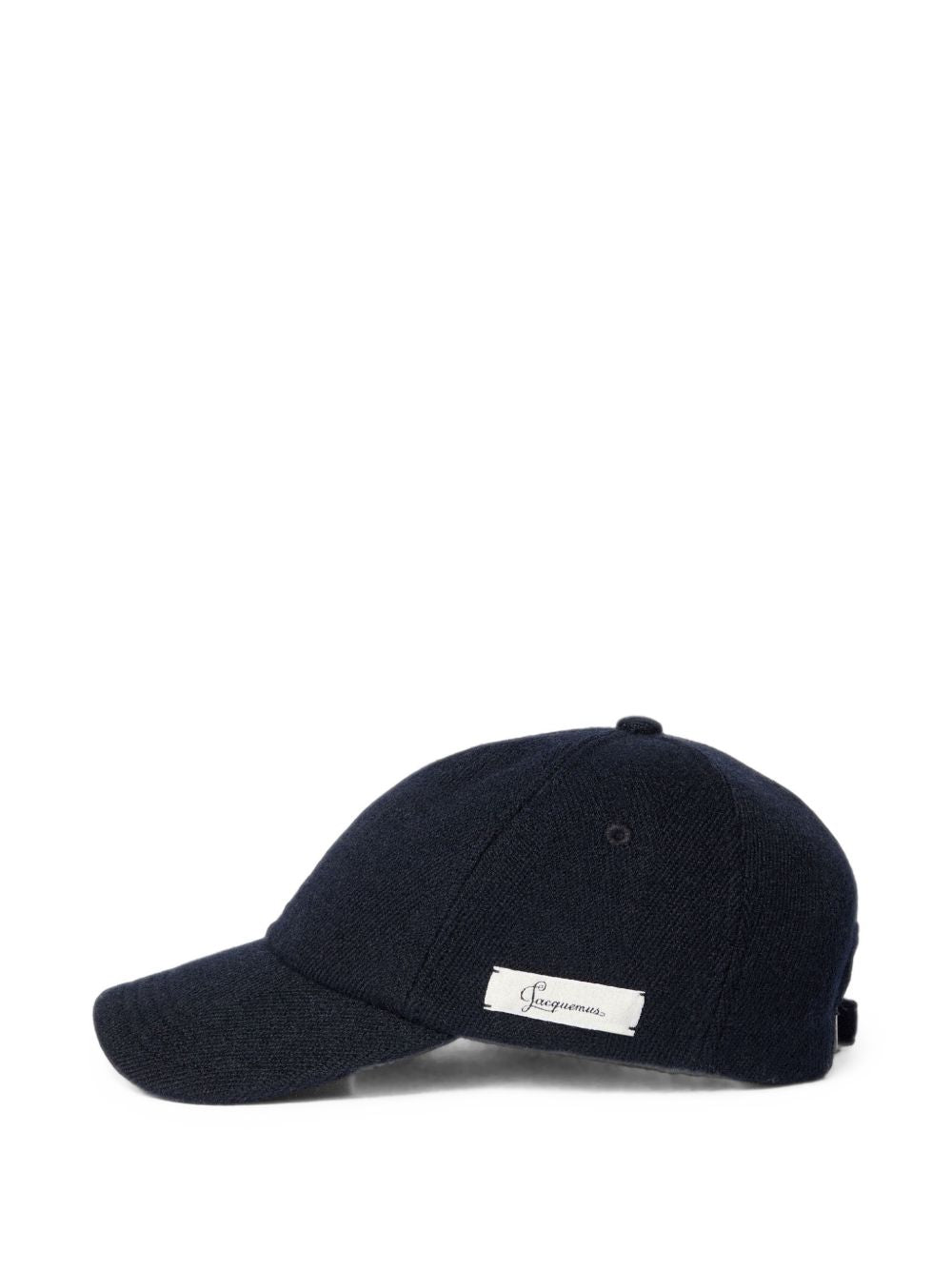 JACQUEMUS Cappello da baseball in cotone blu navy La Casquette Cavallo 
