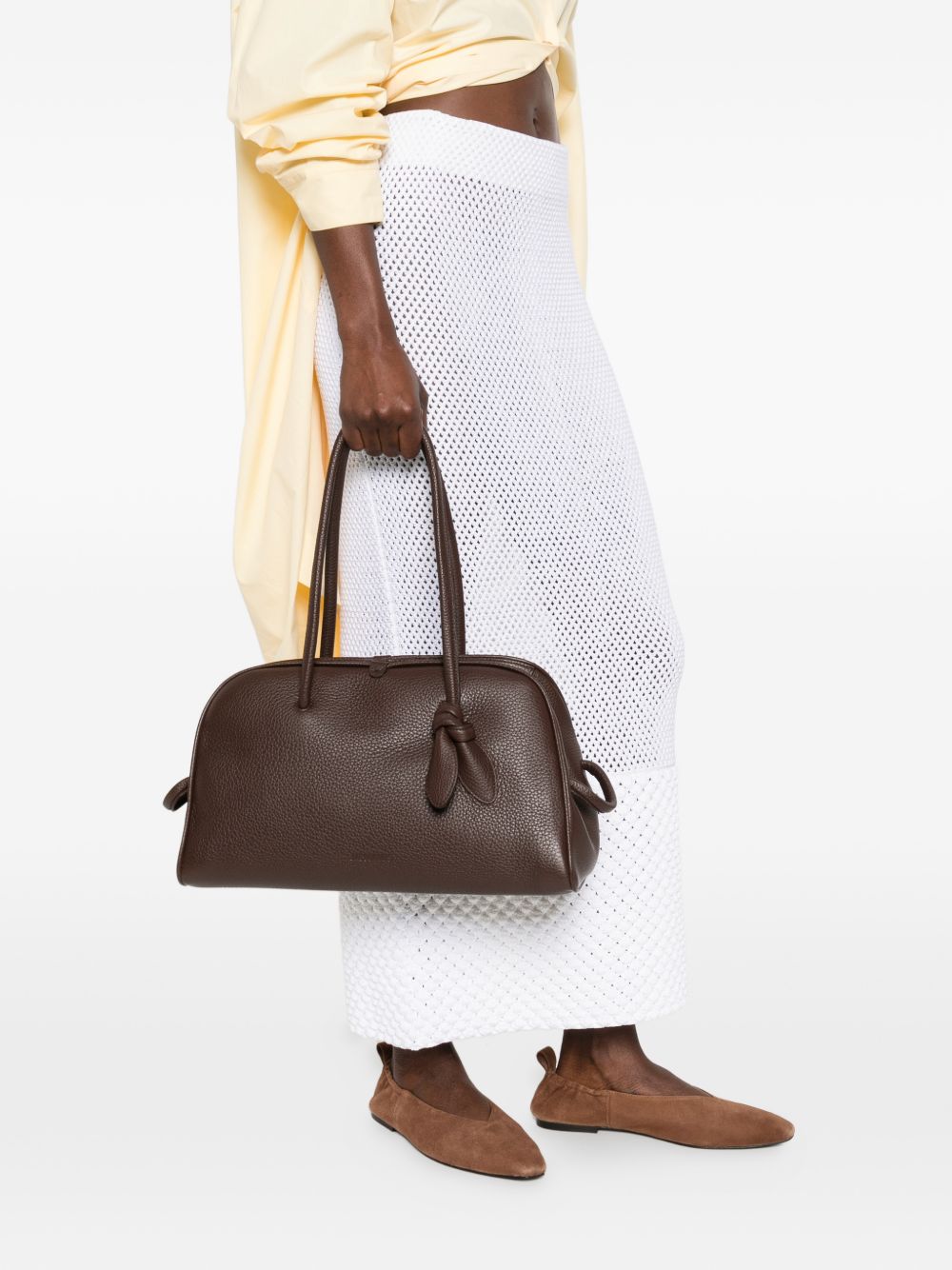JACQUEMUS Borsa Le Turismo marrone in pelle 
