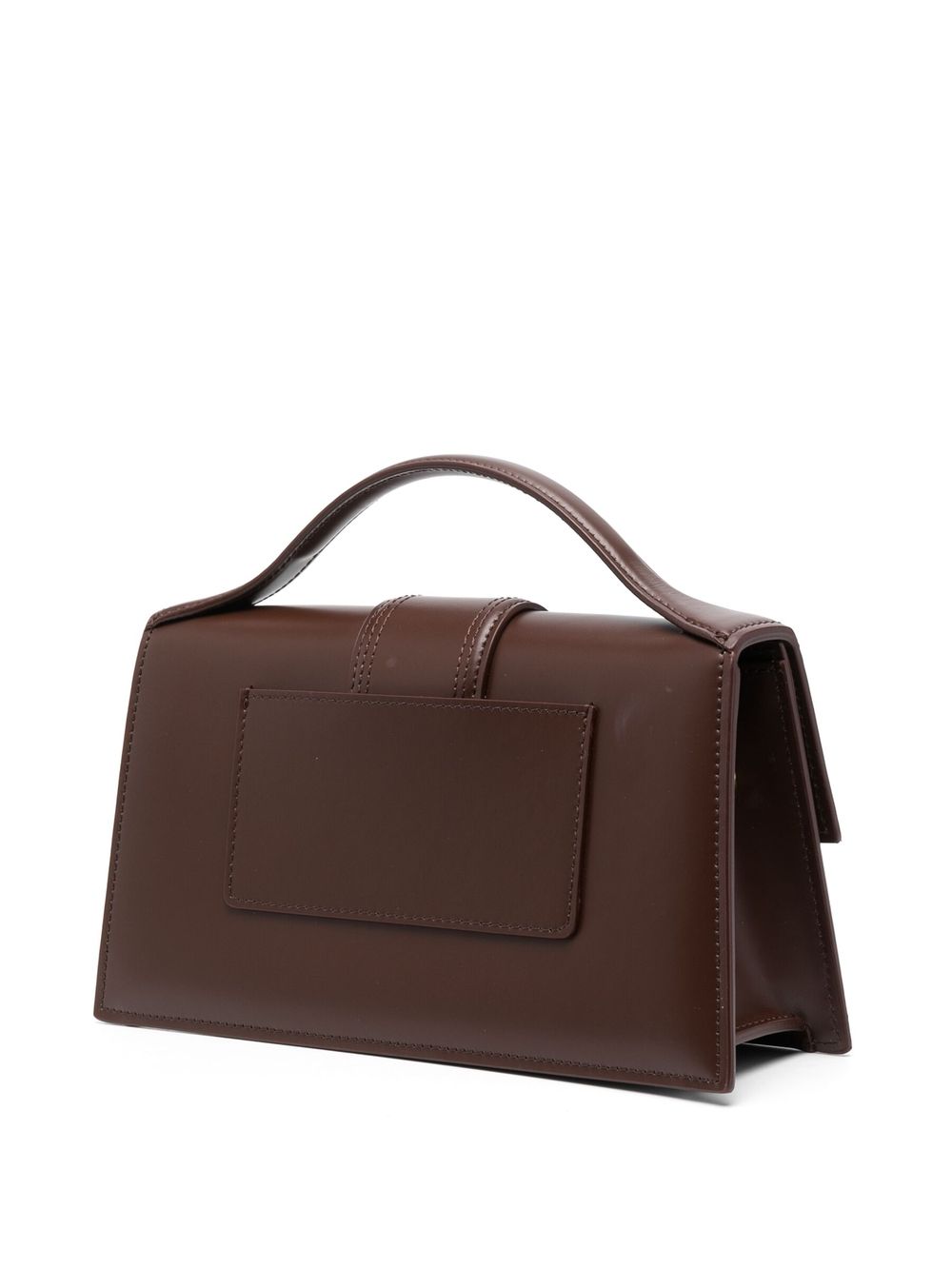 JACQUEMUS Borsa Le Grand Bambino in pelle marrone 