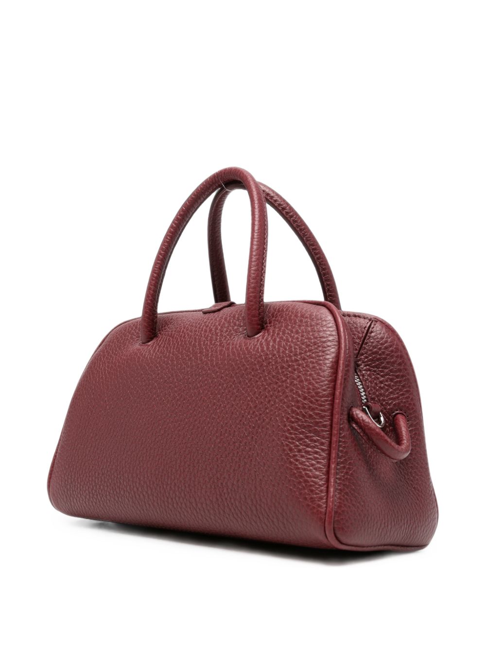 JACQUEMUS Borsa Le Petit Turismo bordeaux in pelle 