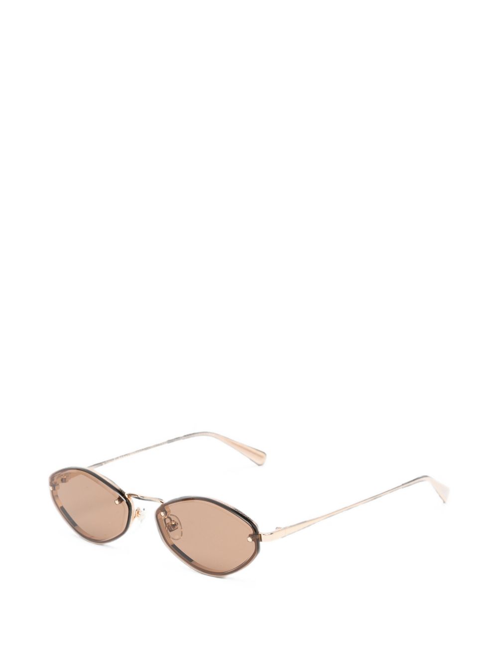 JACQUEMUS Occhiali Sun con lente gialla 