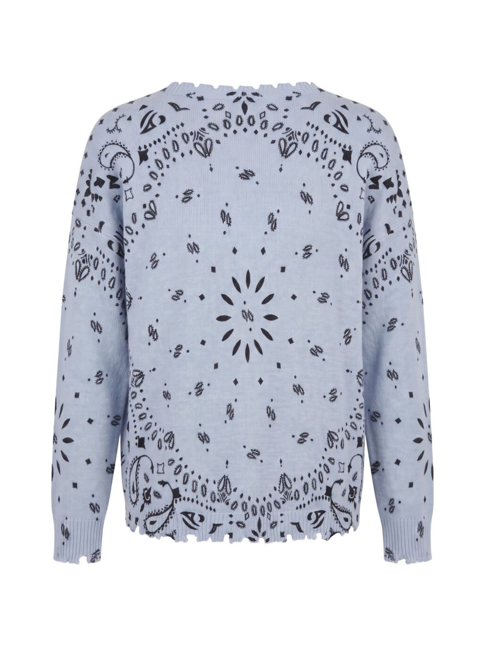 KUJTEN Maglia Mela Bandana in puro cashmere Celestial 