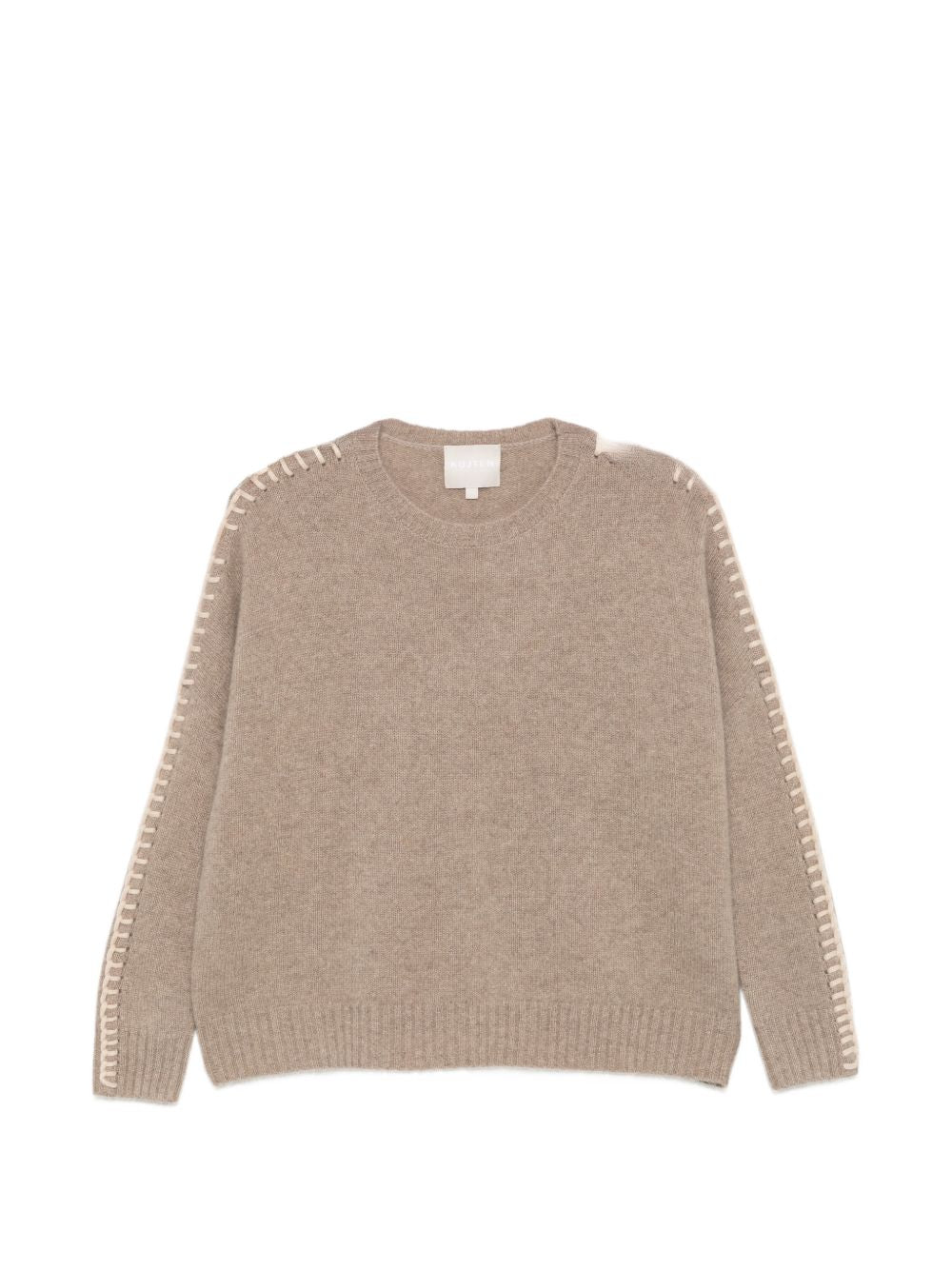 KUJTEN Maglia in Cashmere Taupe 