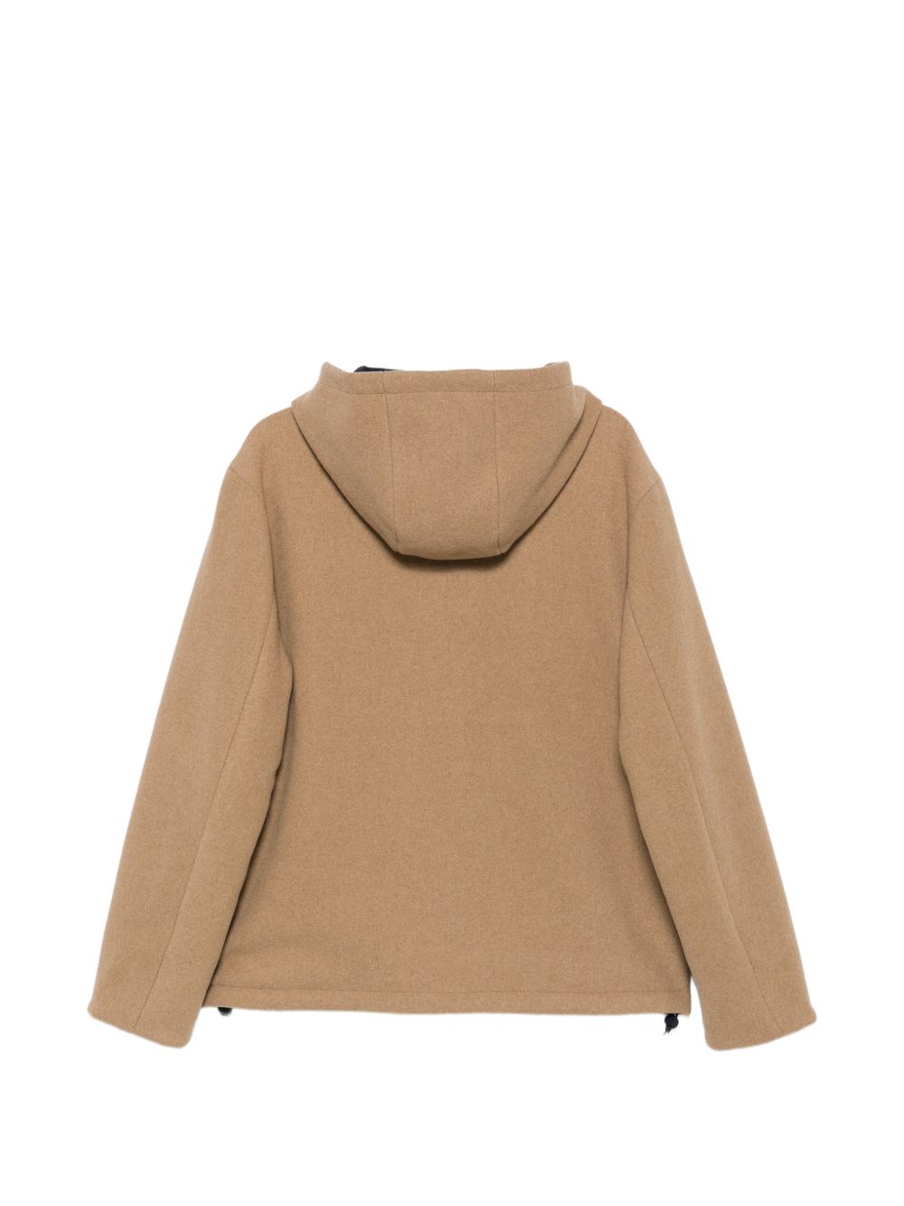 K WAY Giubbotto Claudel beige con cappuccio 