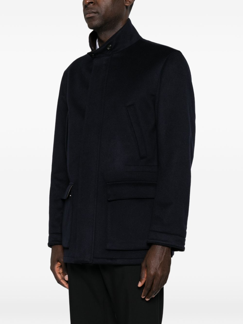 LARDINI Cappotto corto in cashmere Acraven 