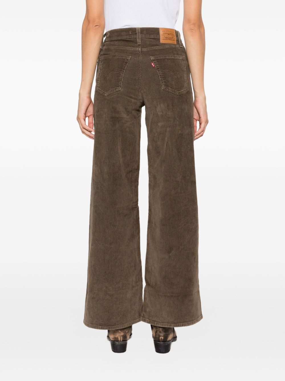 LEVIS Pantaloni marroni in velluto con tasche 