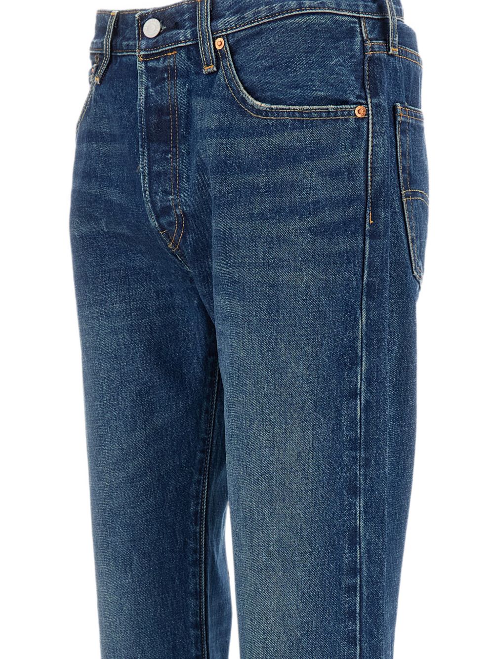 LEVIS Jeans blu con effetto wash sulla coscia 