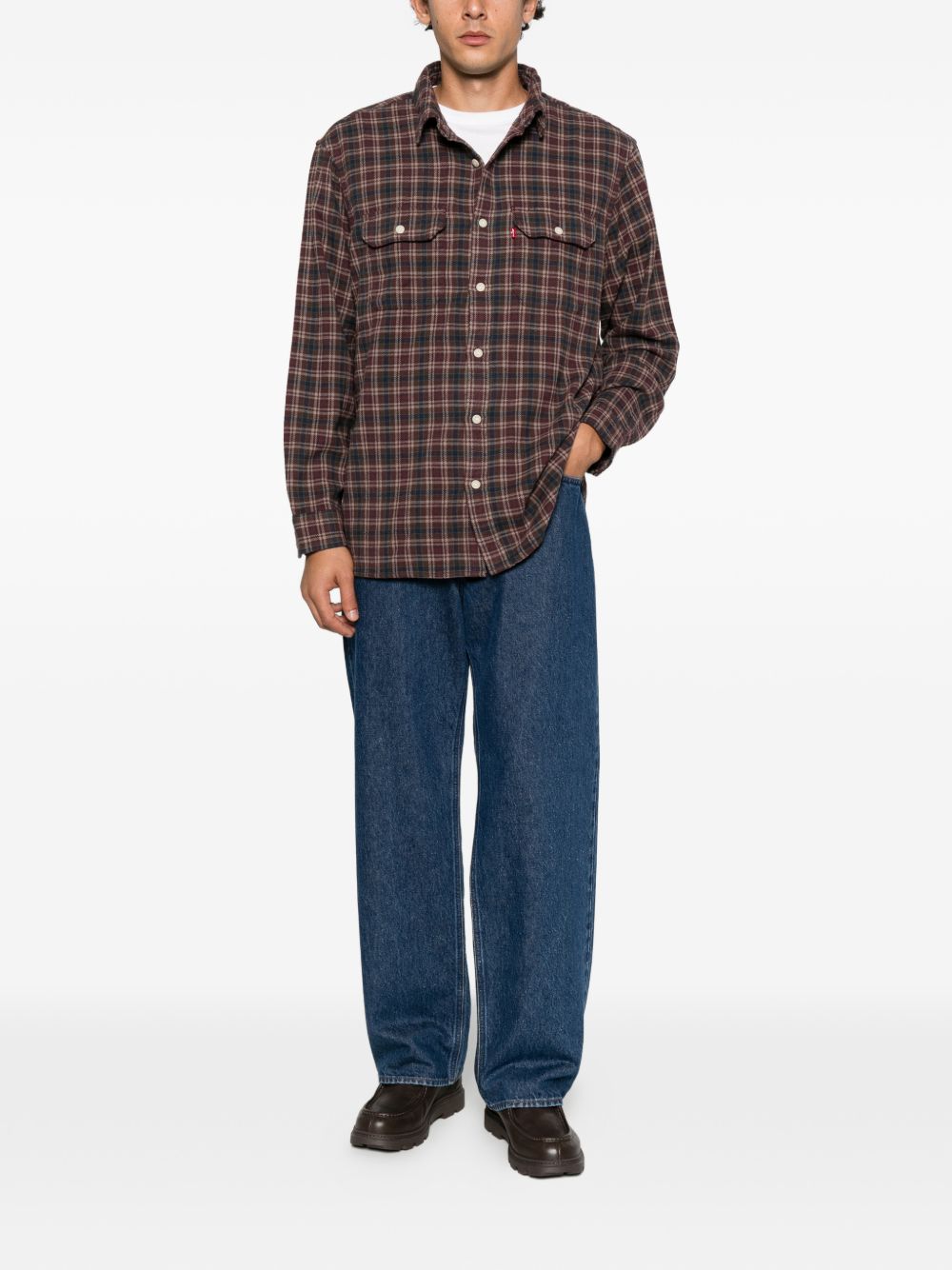 LEVIS Camicia in cotone a quadri 