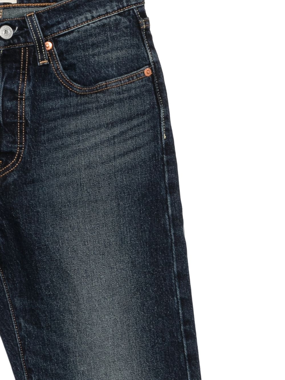 LEVIS Jeans blu scuro con effetto washed e tasche 