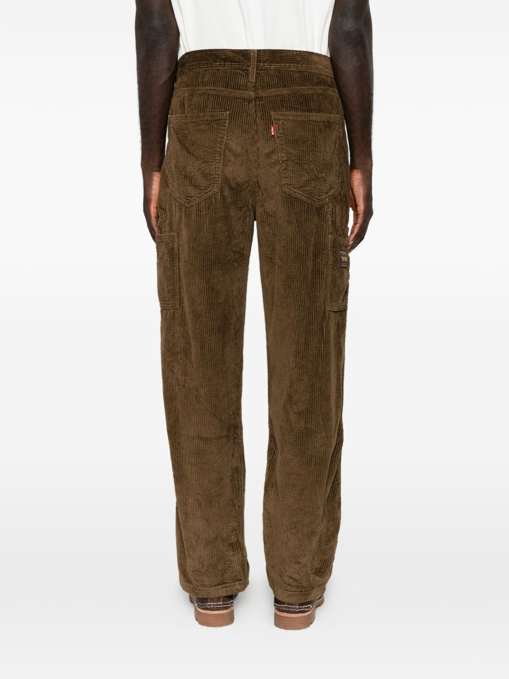 LEVIS Pantaloni in Velluto Marrone Loose Straight 